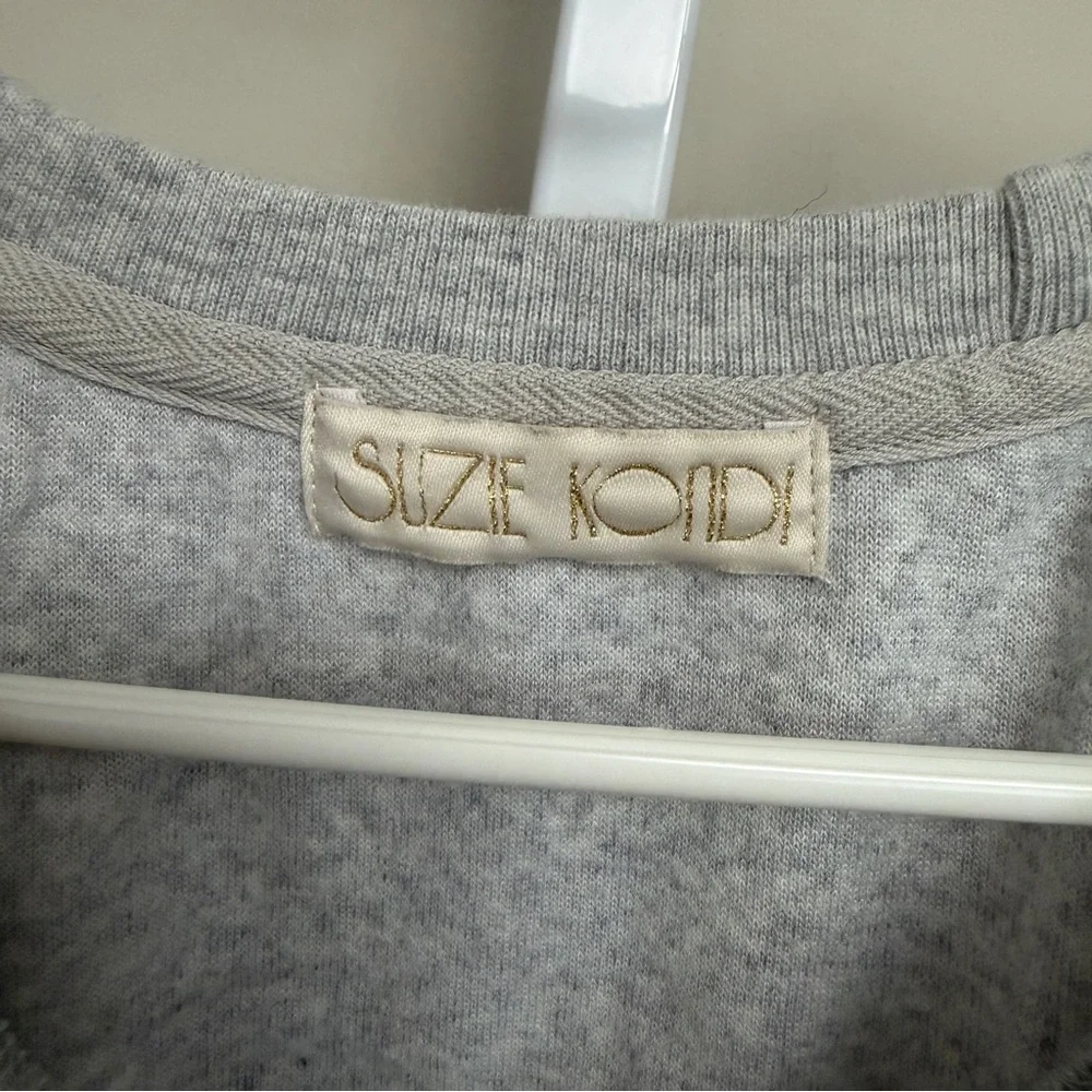 SUZIE KONDI Samos cotton-blend velour sweatshirt and sweatpants set size S - Picture 5 of 12